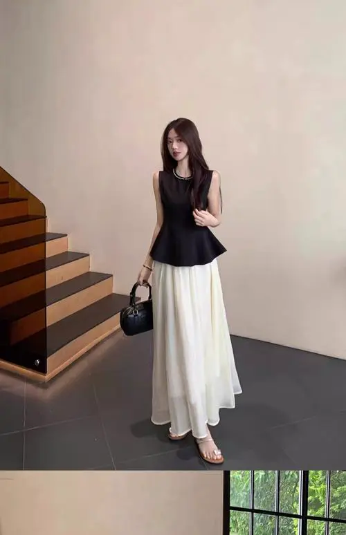 半身长裙怎么搭配图片欣赏