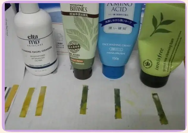 洗面奶酸碱度怎么测试