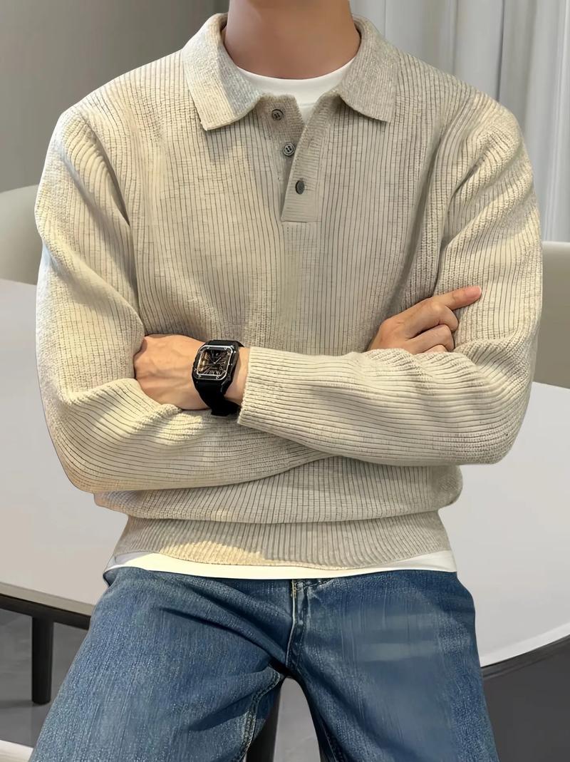 长款男士毛衣怎么搭配