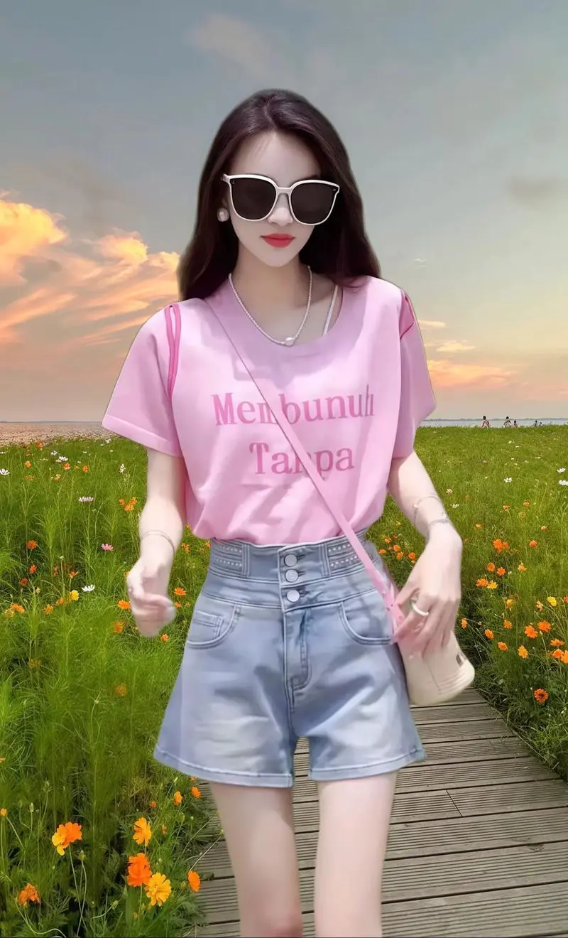 粉短库怎么搭配