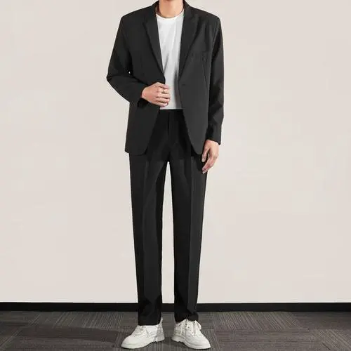 男生小西装外套怎么搭配什么裤子和鞋子好看吗