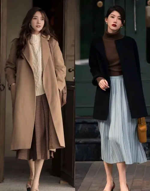 穿大衣怎么搭配鞋子图片大全