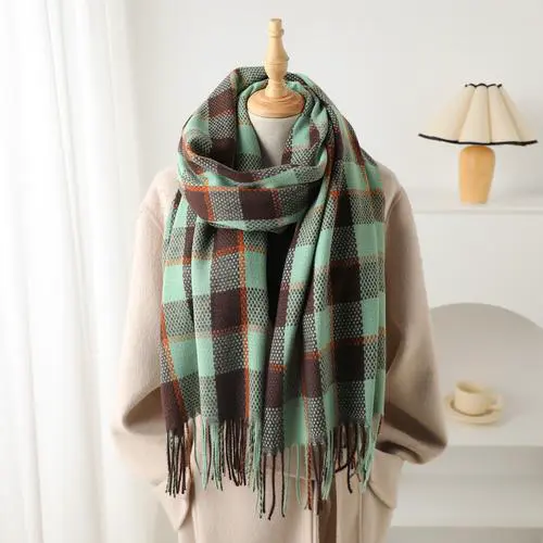 围巾买什么颜色好看