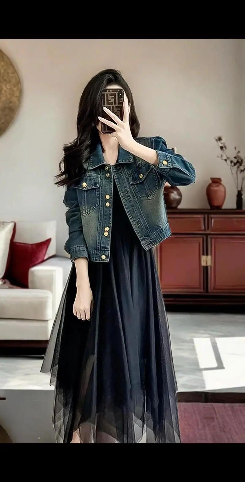 短牛仔外套搭配什么裤子