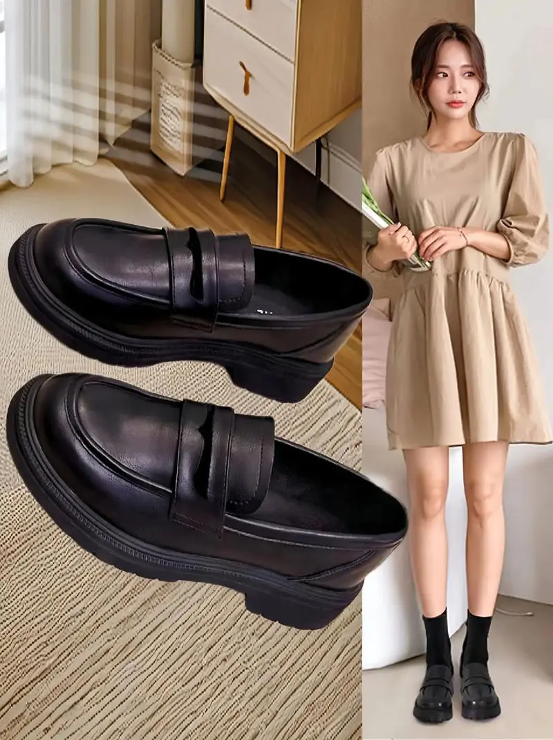 秋冬小皮鞋怎么搭配