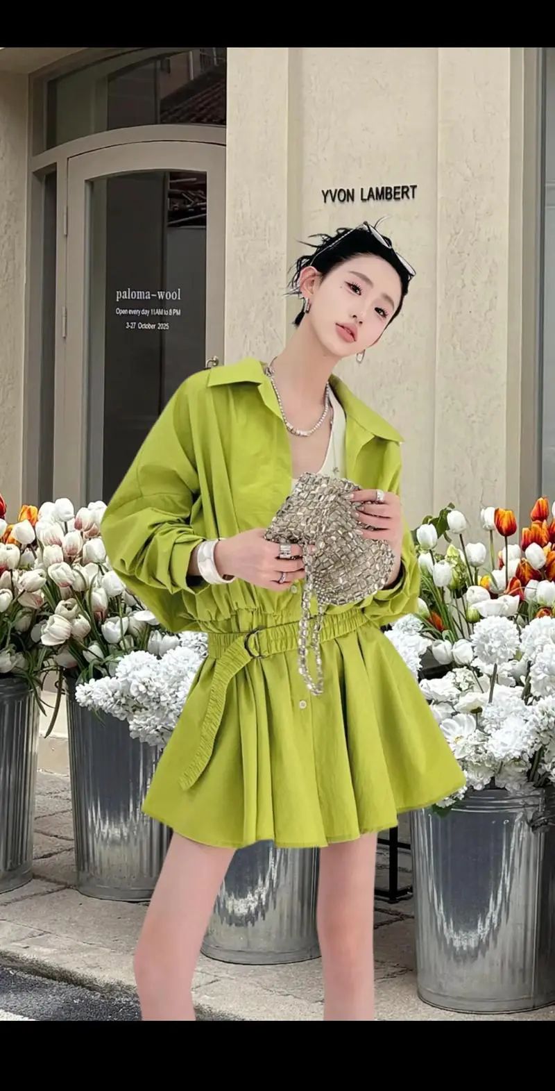 芥末色裙子怎么搭配