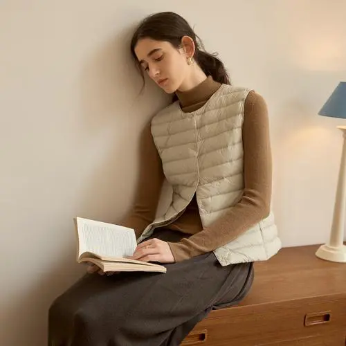 冬天马甲怎么搭配好看图片女生图片女生图片欣赏