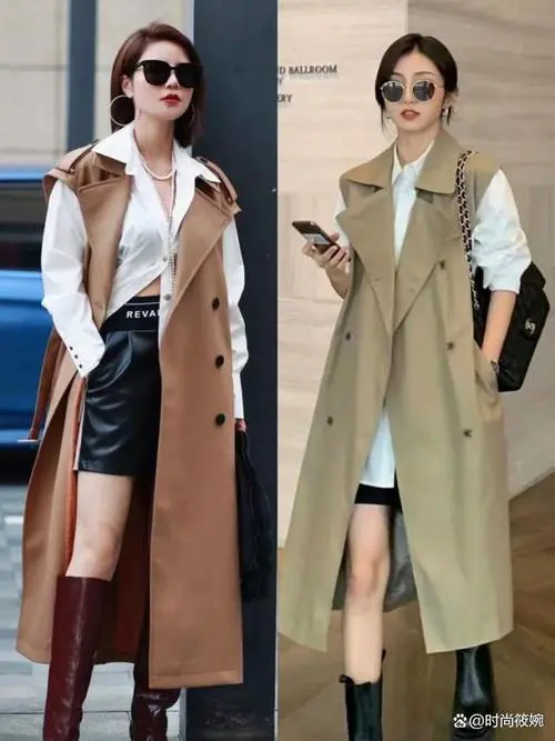 风衣马甲怎么搭配