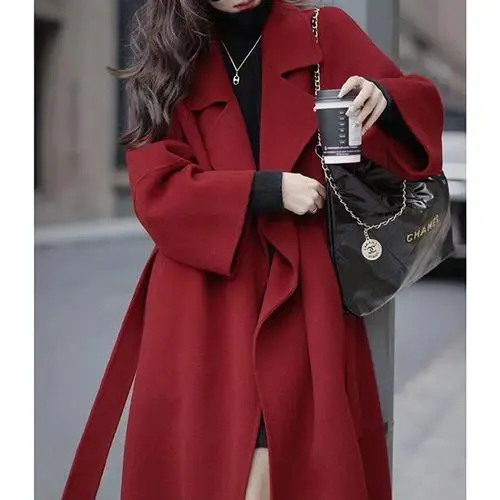 红色格格外套怎么搭配图片