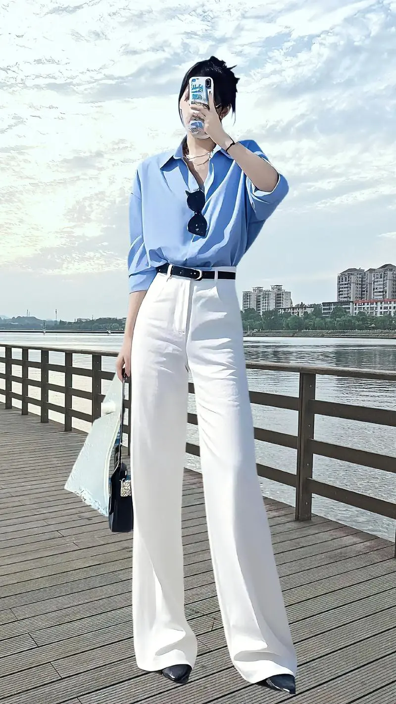 高腰裤配什么衣服