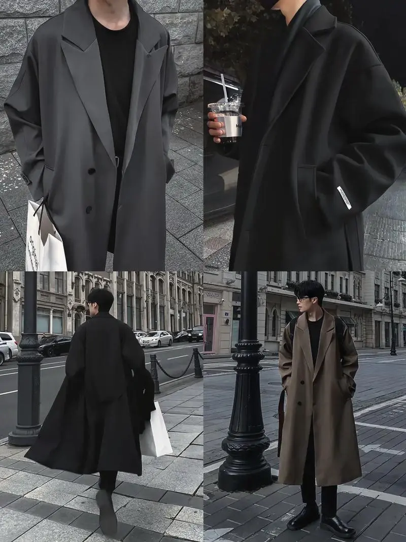 黑色风衣男怎么搭配