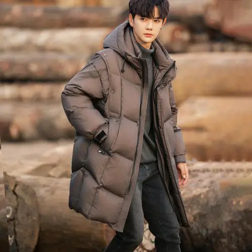 男士长款外套怎么搭配