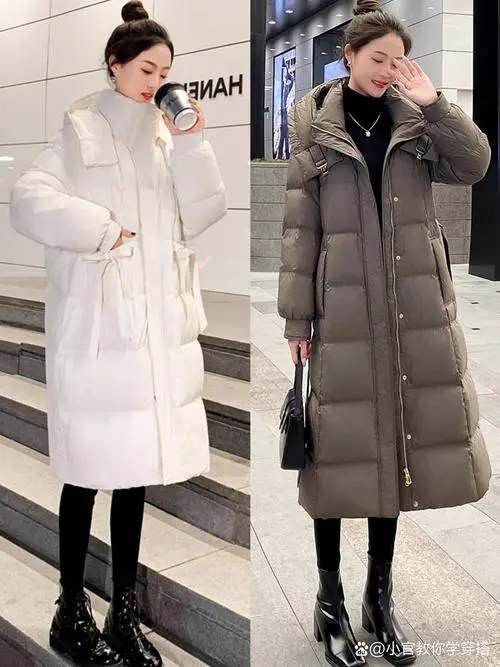 穿长款羽绒服里面怎么搭配图片大全