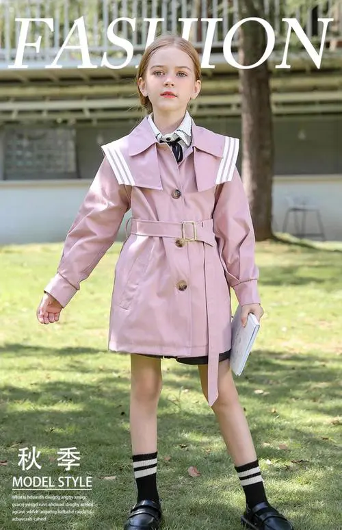 儿童风衣怎么搭配图片