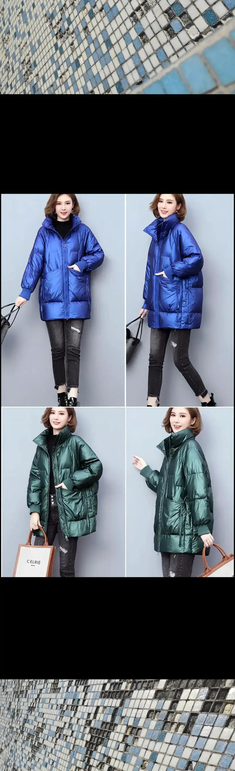 长棉衣服怎么搭配图片