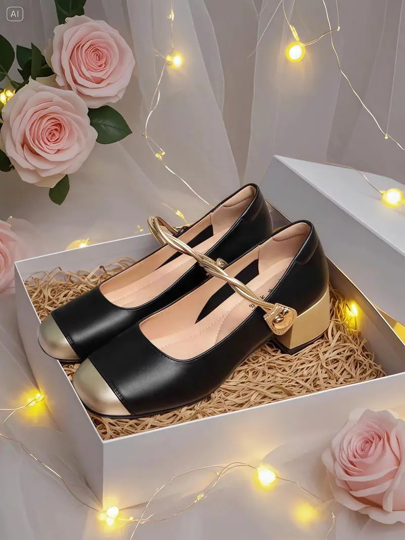 金色的鞋怎么搭配