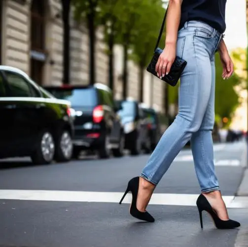 高跟鞋怎么搭配好看吗