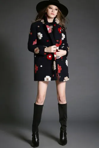 长花外套怎么搭配图片欣赏