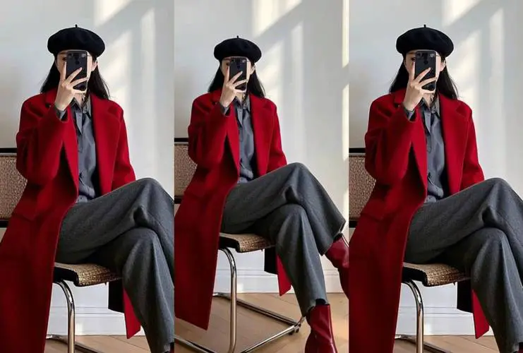 红色宽松长裙怎么搭配什么外套好看吗