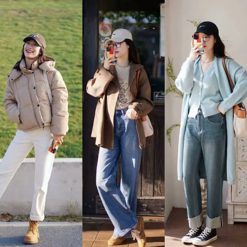 冬天鞋和裤子怎么搭配衣服好看图片欣赏