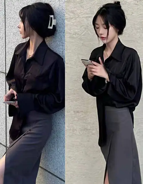 衬衣下身怎么搭配