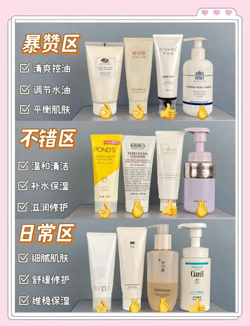 美容院最新洗面奶排行榜