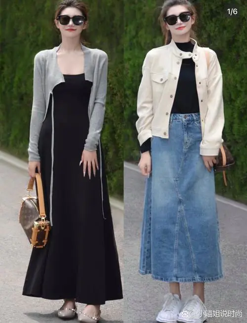 连衣裙怎么搭配针织衫