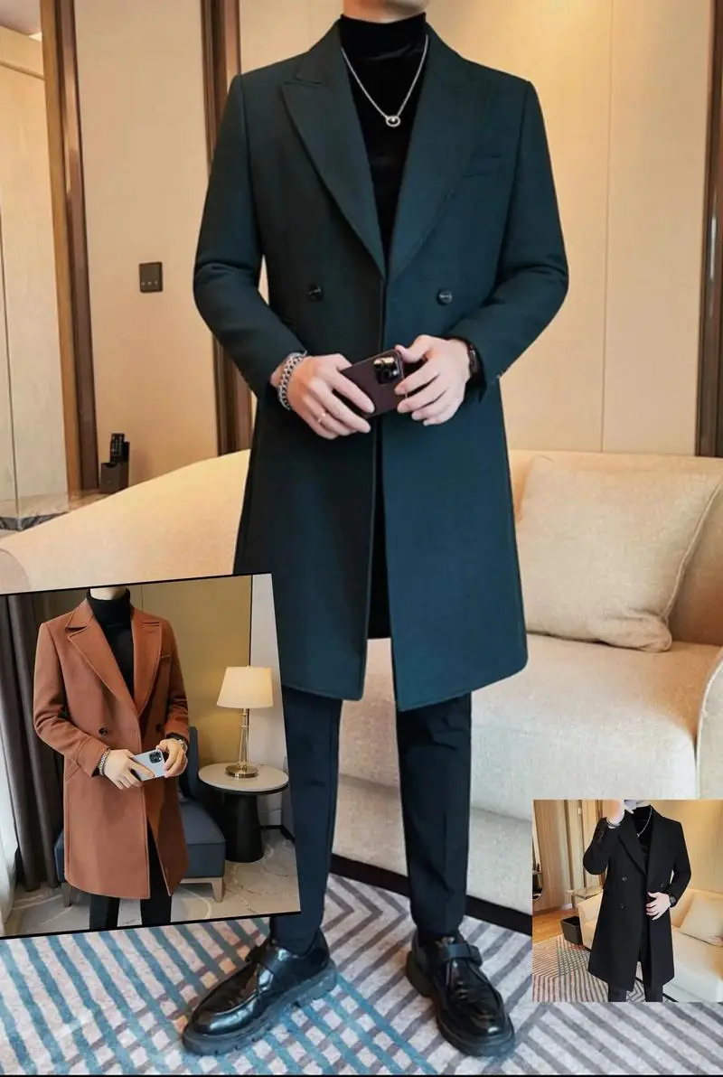 长款男士外套怎么搭配衣服图片