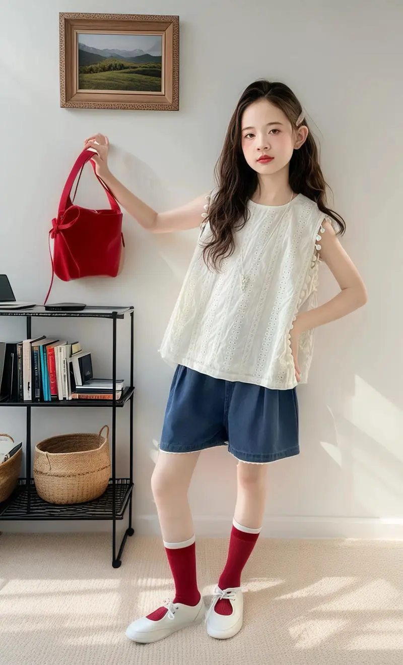 夏季娃娃衣怎么搭配图片