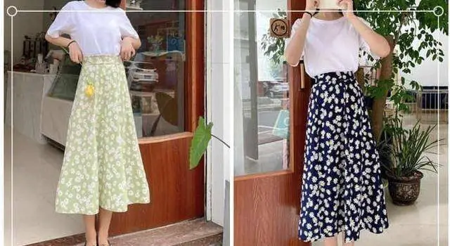 白色短t恤怎么搭配下身