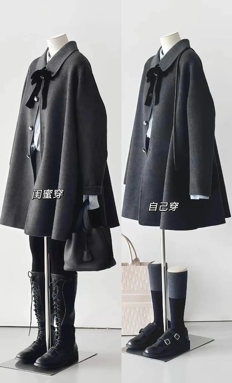 长斗篷外套怎么搭配图片大全