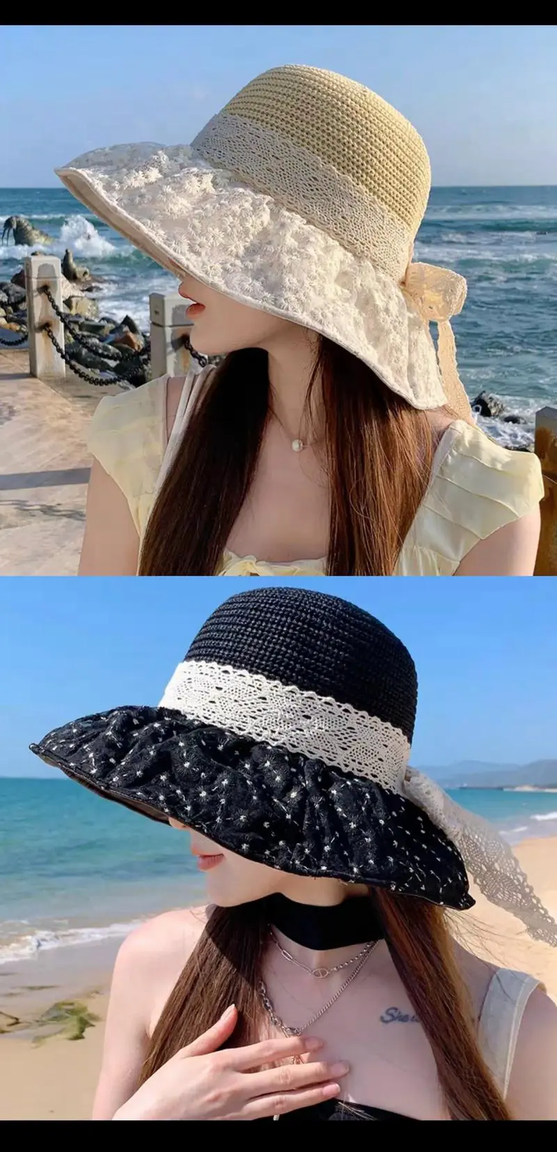 沙滩帽怎么搭配啊