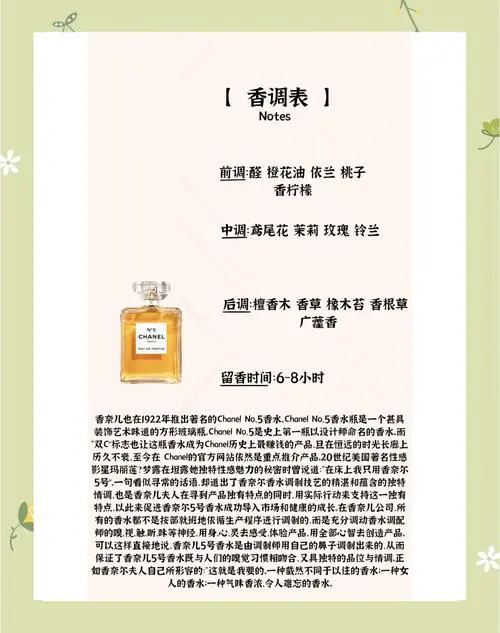 最新香奈儿5号香水价格