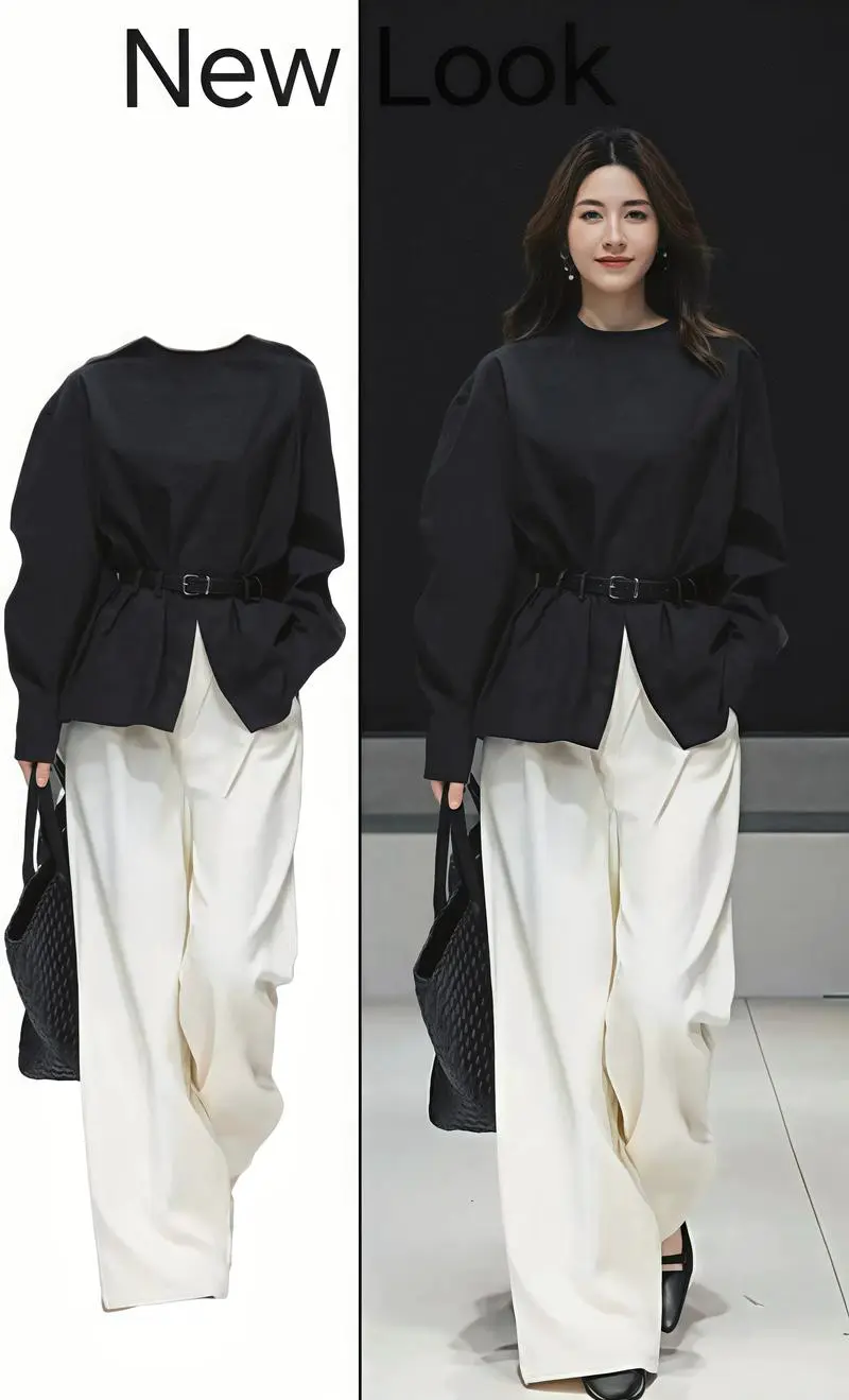 全身穿黑色怎么搭配图片搜索