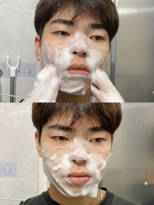 男士用洗面奶洗脸的时候把头发弄湿了怎么办