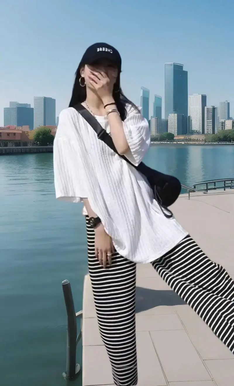 白色短袖长款怎么搭配什么外套