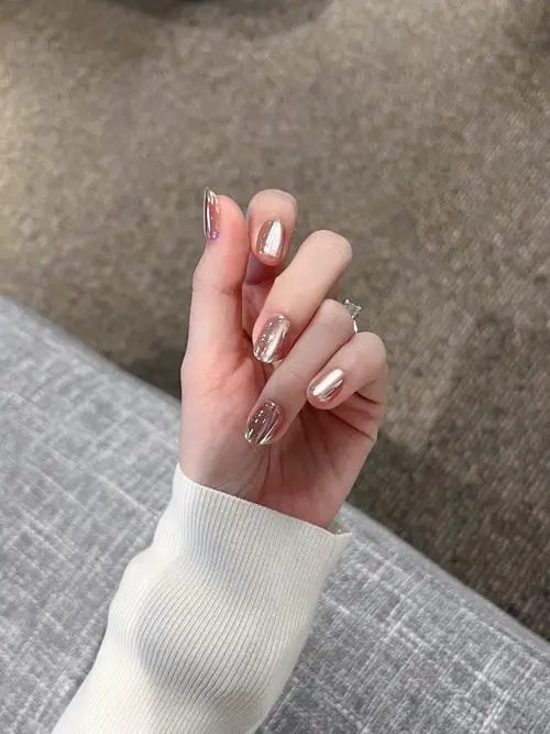 猫眼指甲怎么搭配图片