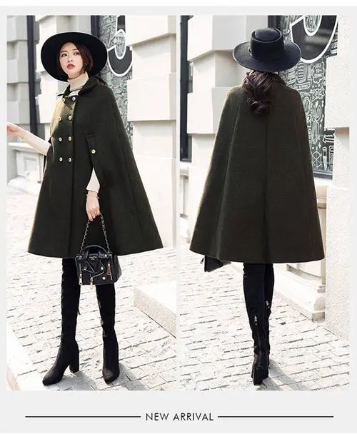 长斗篷外套怎么搭配图片大全