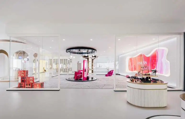 化妆品最新体验区图片