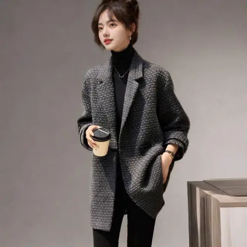 长花外套怎么搭配图片欣赏