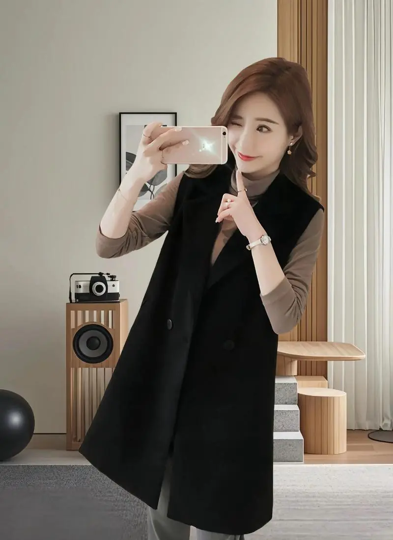 长款马甲里面怎么搭配