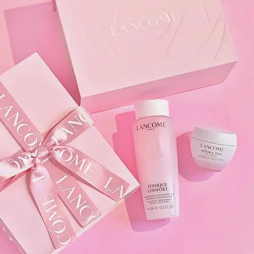 最新款兰蔻彩妆盒粉色