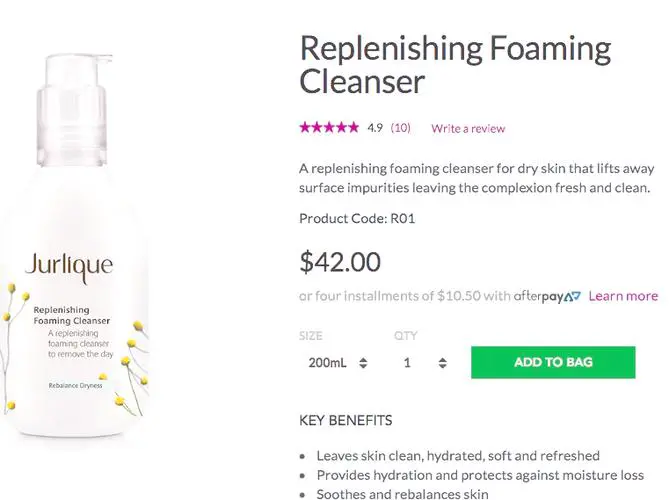 茱莉蔻的洗面奶怎么样