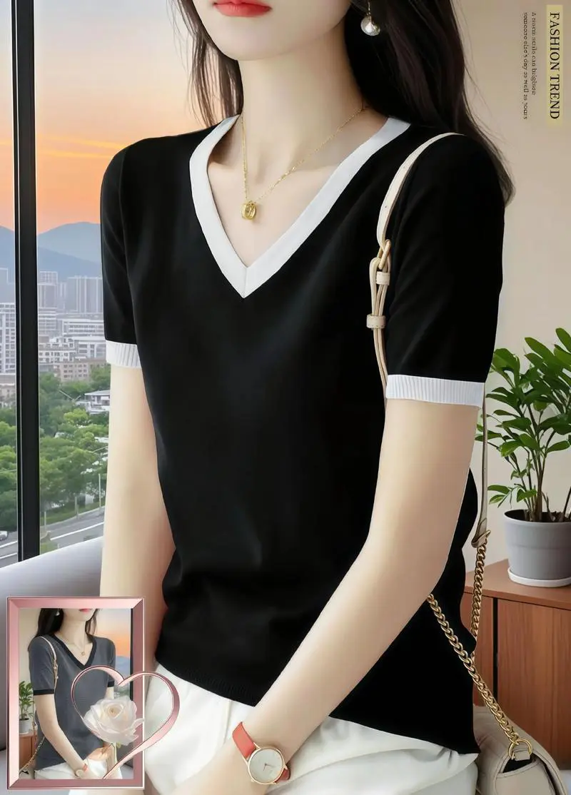 v字型头怎么搭配衣服