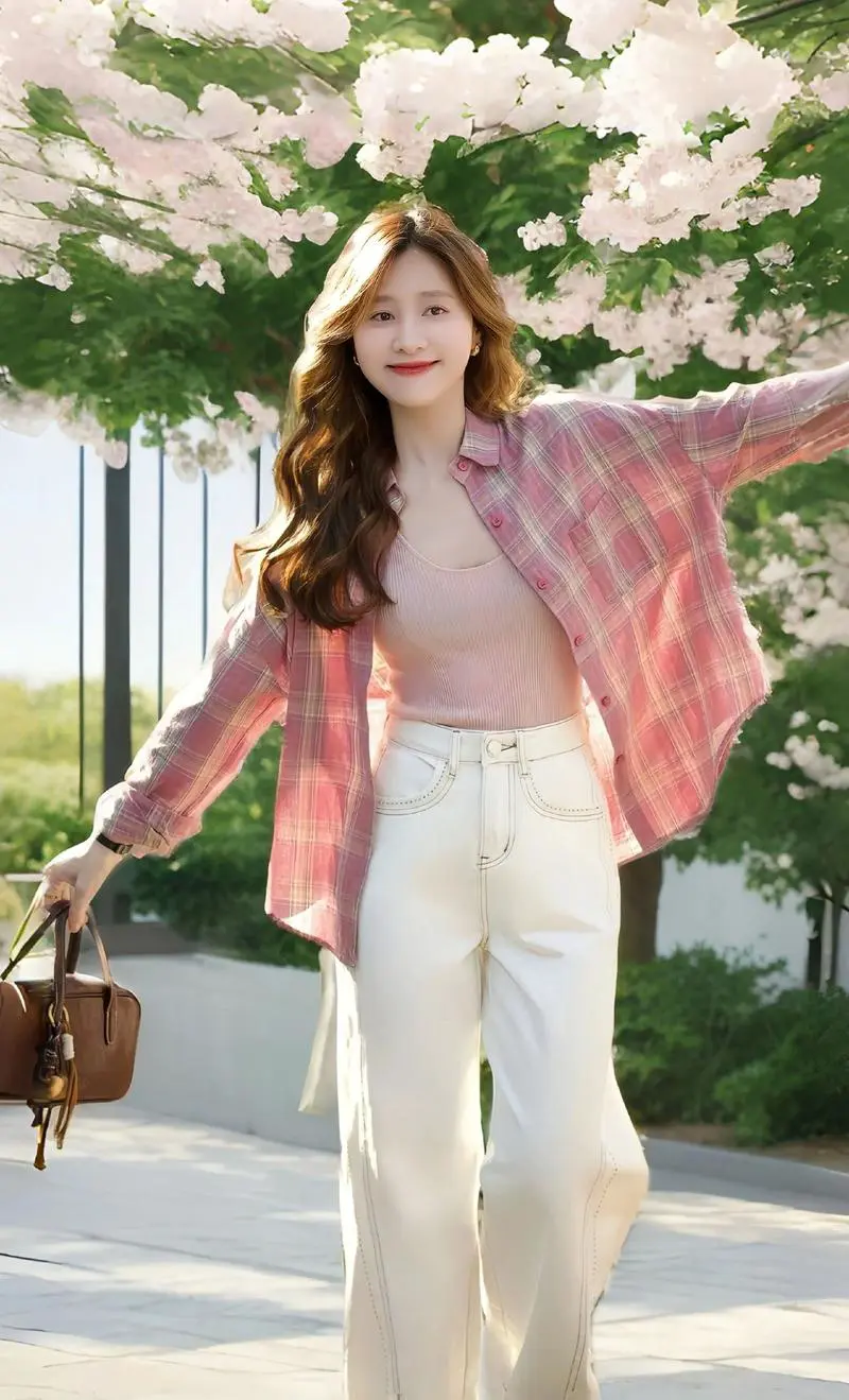 蜜桃粉的衣服怎么搭配