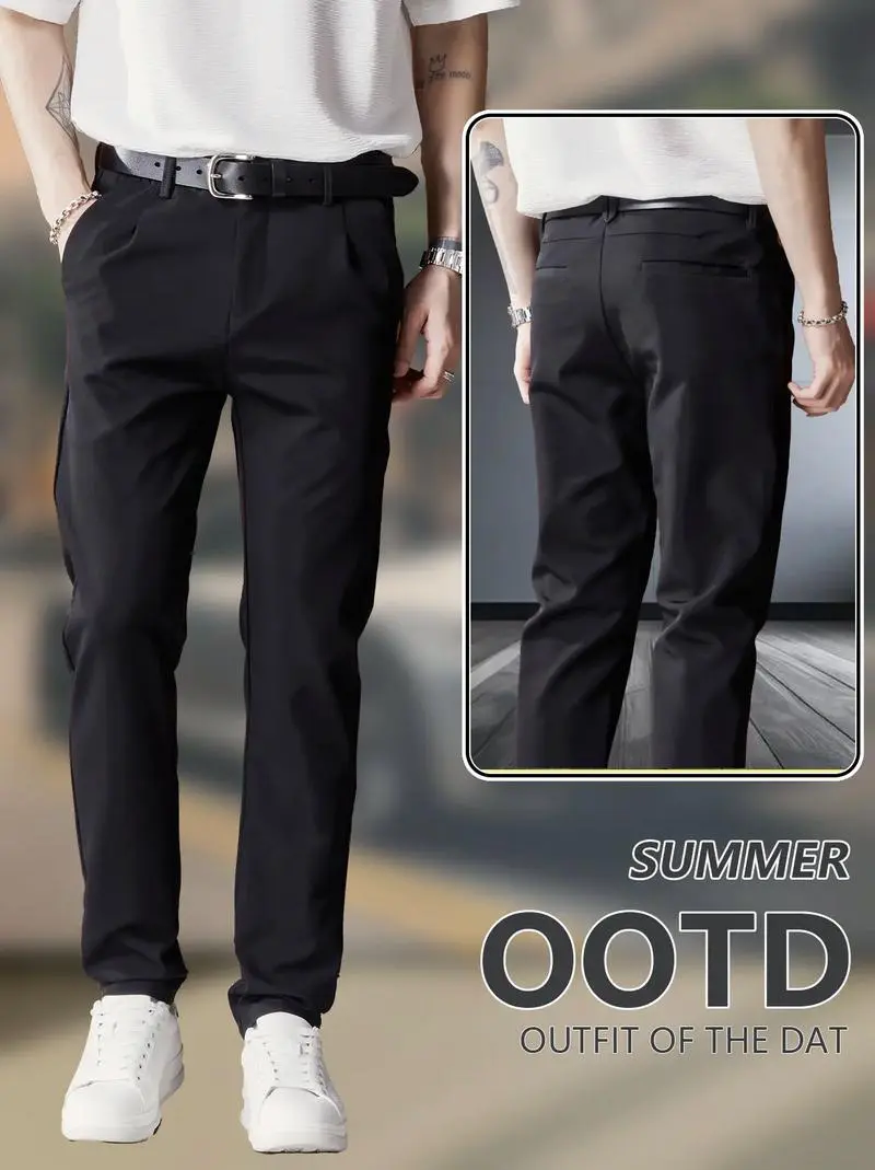 男士的黑色裤子怎么搭配