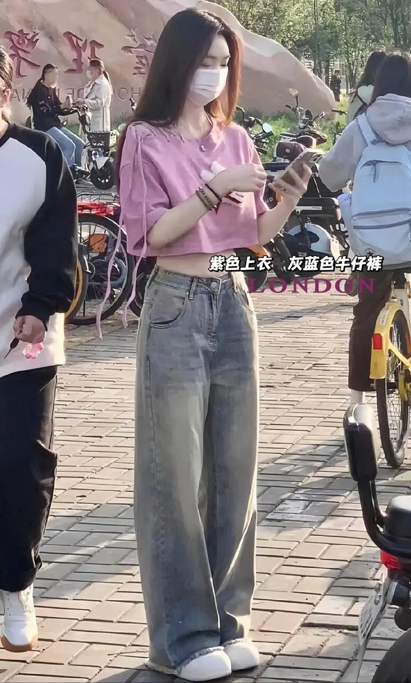 紫色灰色蓝色怎么搭配衣服图片女生图片欣赏