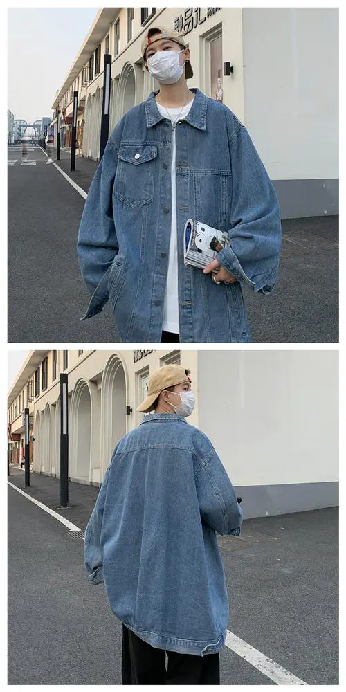 韩版男牛仔风衣怎么搭配图片