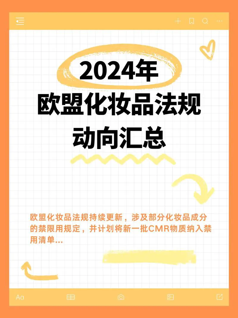 最新化妆品法律法规