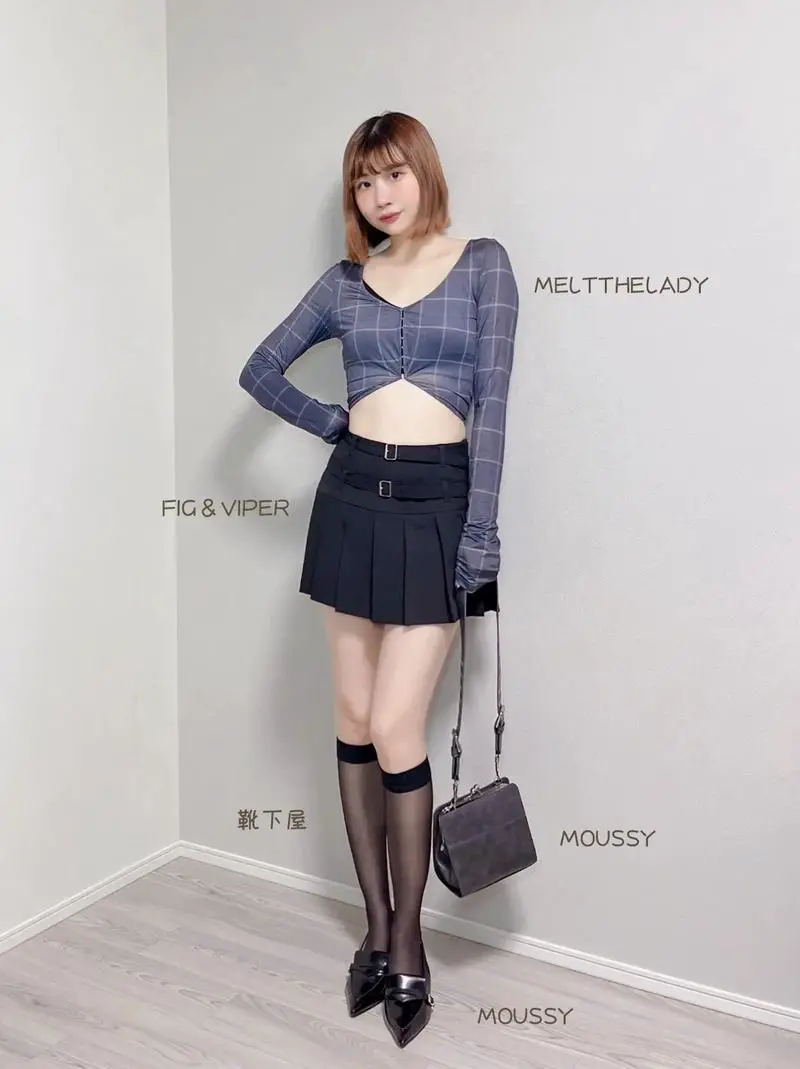 小腿袜怎么搭配衣服图片